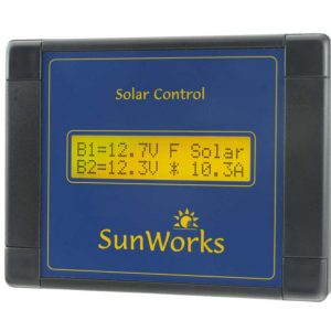 SunWorks. Régulateurs de charge. Deux batteries