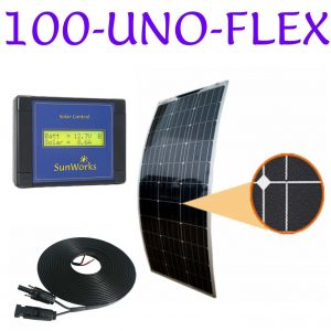 kit de panneaux solaires semi-flexible