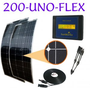 kits des panneaux solaires semi-flexibles
